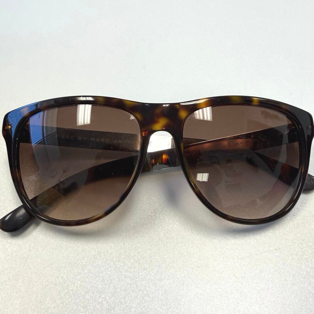 Marc Jacobs MJ 408/S Sunglasses Tortoiseshell Butterfly Aviator Brown Gradient